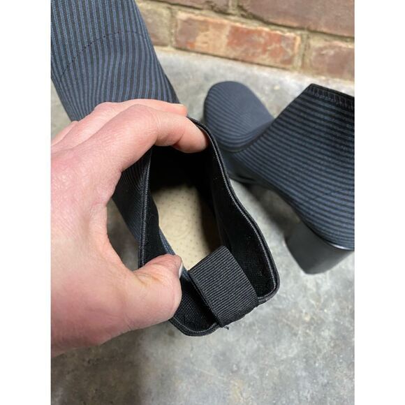 Charleston Shoe Co. Telfair Gray Pinstripe Boot NWT & Box - Picture 9 of 10